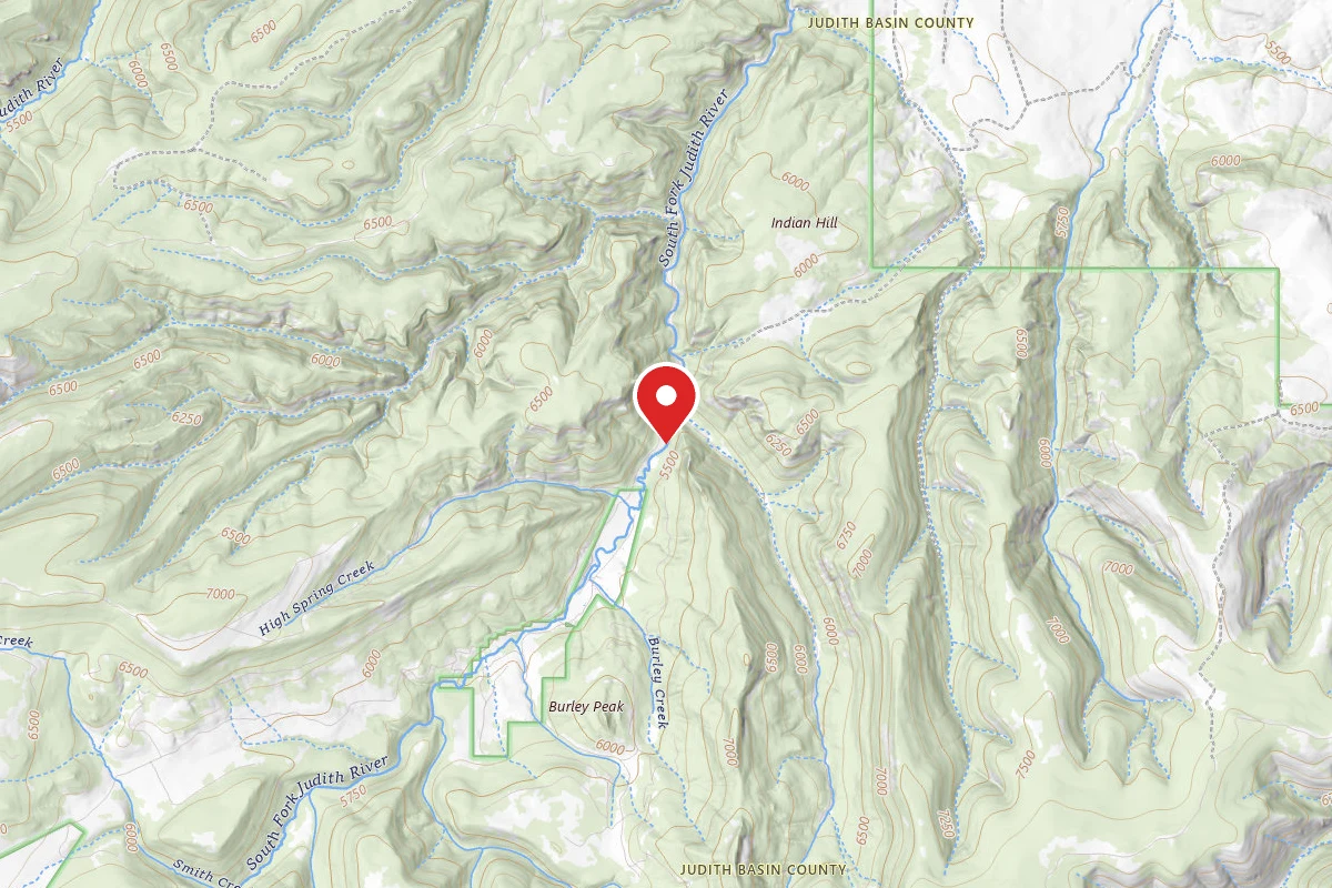 Helena-Lewis and Clark Dispersed Campsite S FORK JUDITH RD 487-8
