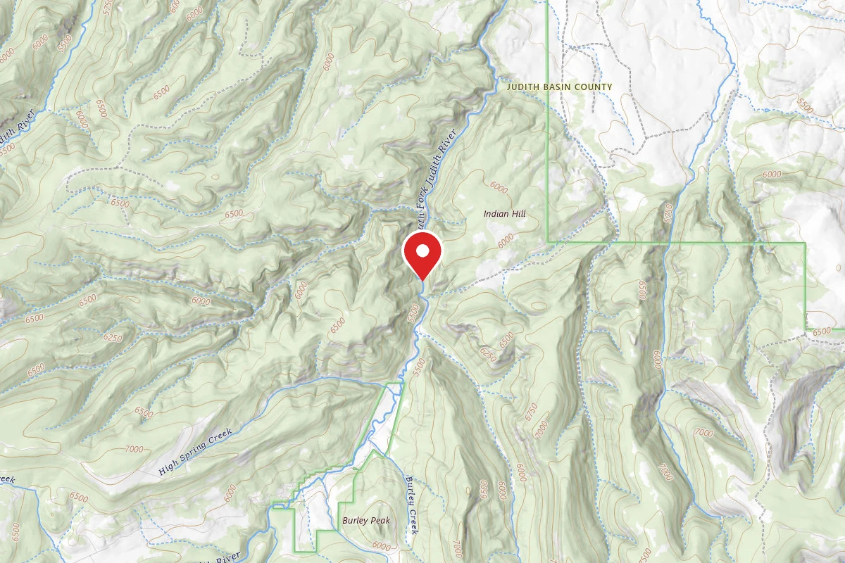 Helena-Lewis and Clark Dispersed Campsite S FORK JUDITH RD 487-12
