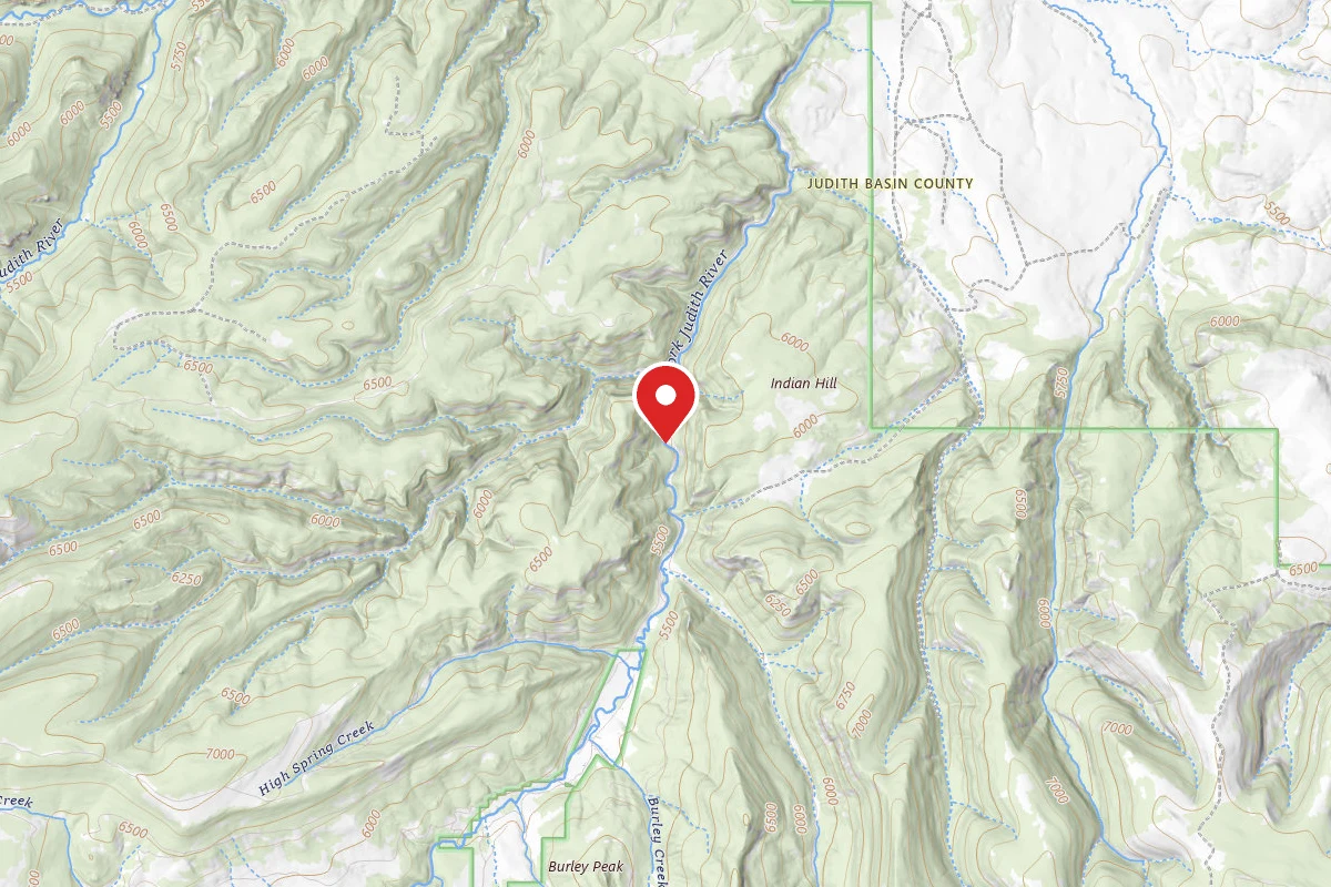 Helena-Lewis and Clark Dispersed Campsite S FORK JUDITH RD 487-14