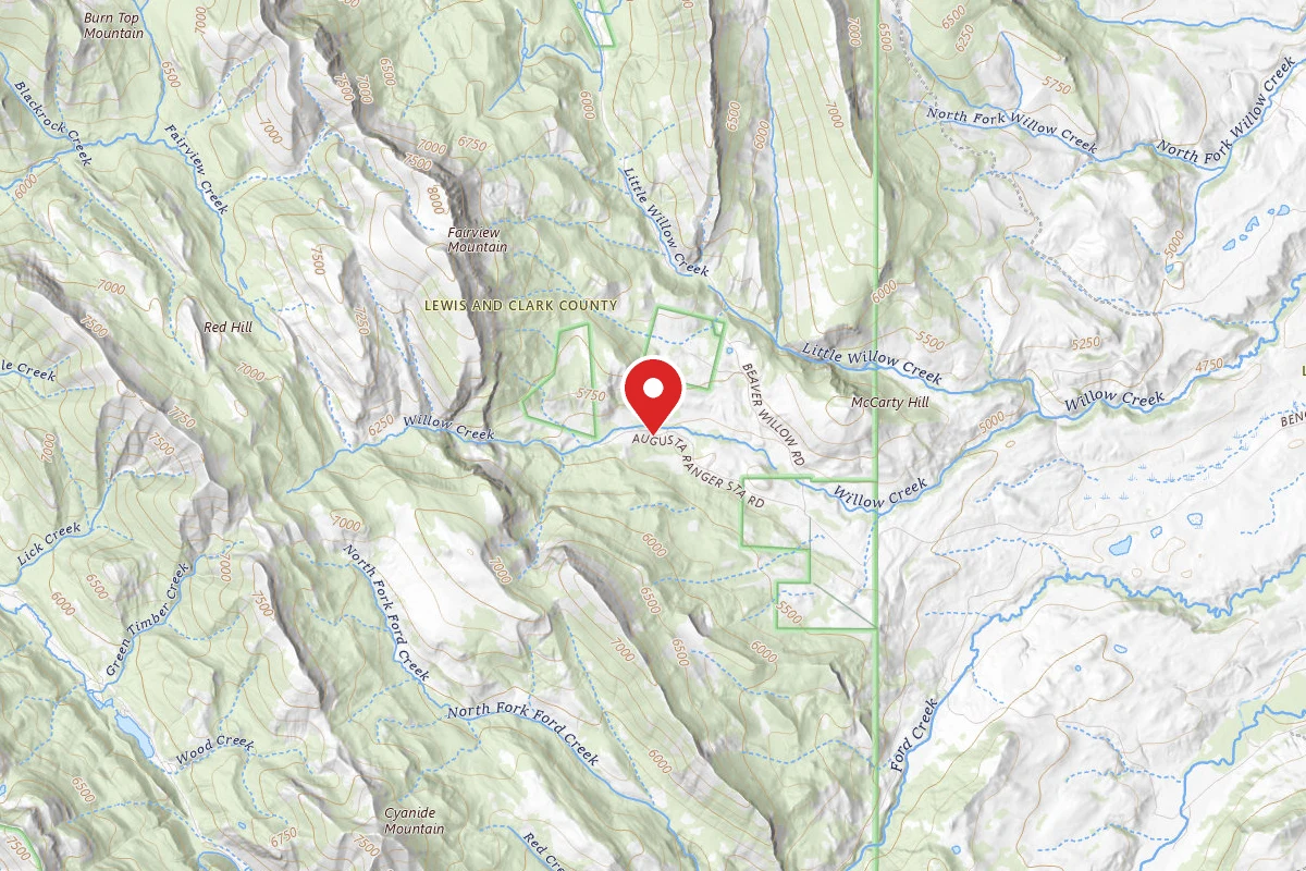 Helena-Lewis and Clark Dispersed Campsite ROAD 3318-02
