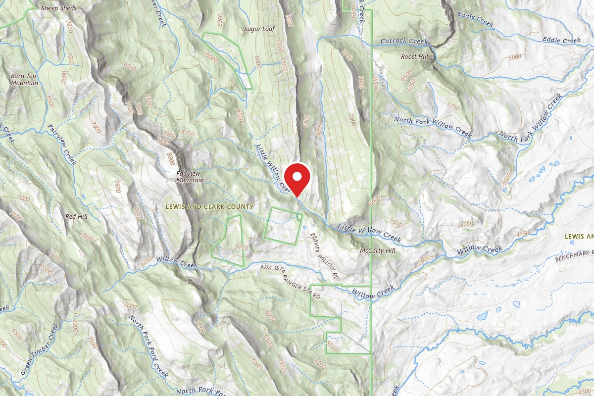 Helena-Lewis and Clark Dispersed Campsite ROAD 233-01