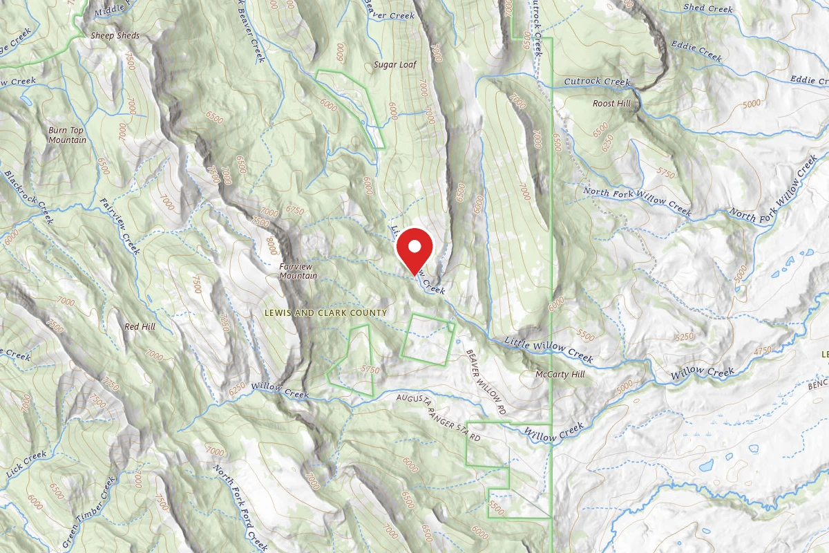 Helena-Lewis and Clark Dispersed Campsite ROAD 233-04