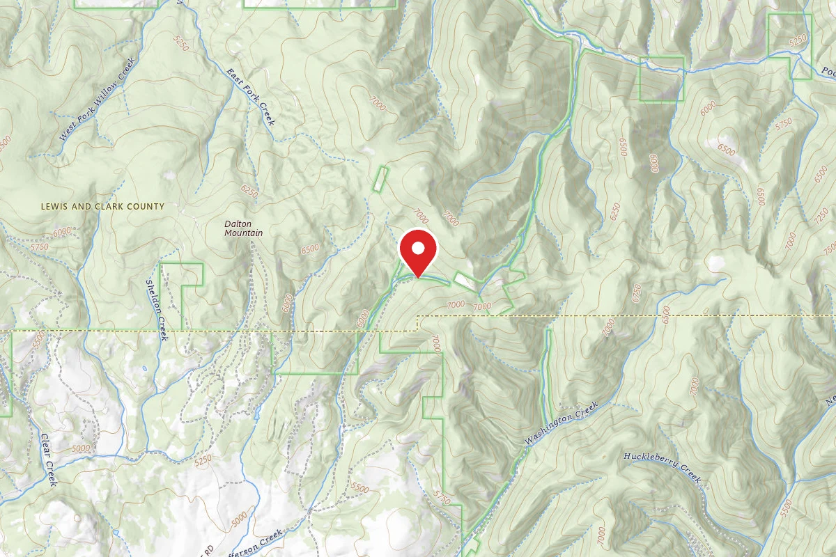 Helena-Lewis and Clark Dispersed Campsite JEFFERSON CRK-RD 329-002