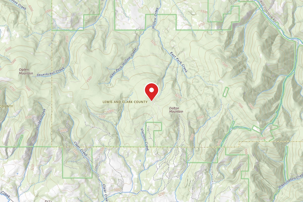 Helena-Lewis and Clark Dispersed Campsite DALTON-RD 329-103