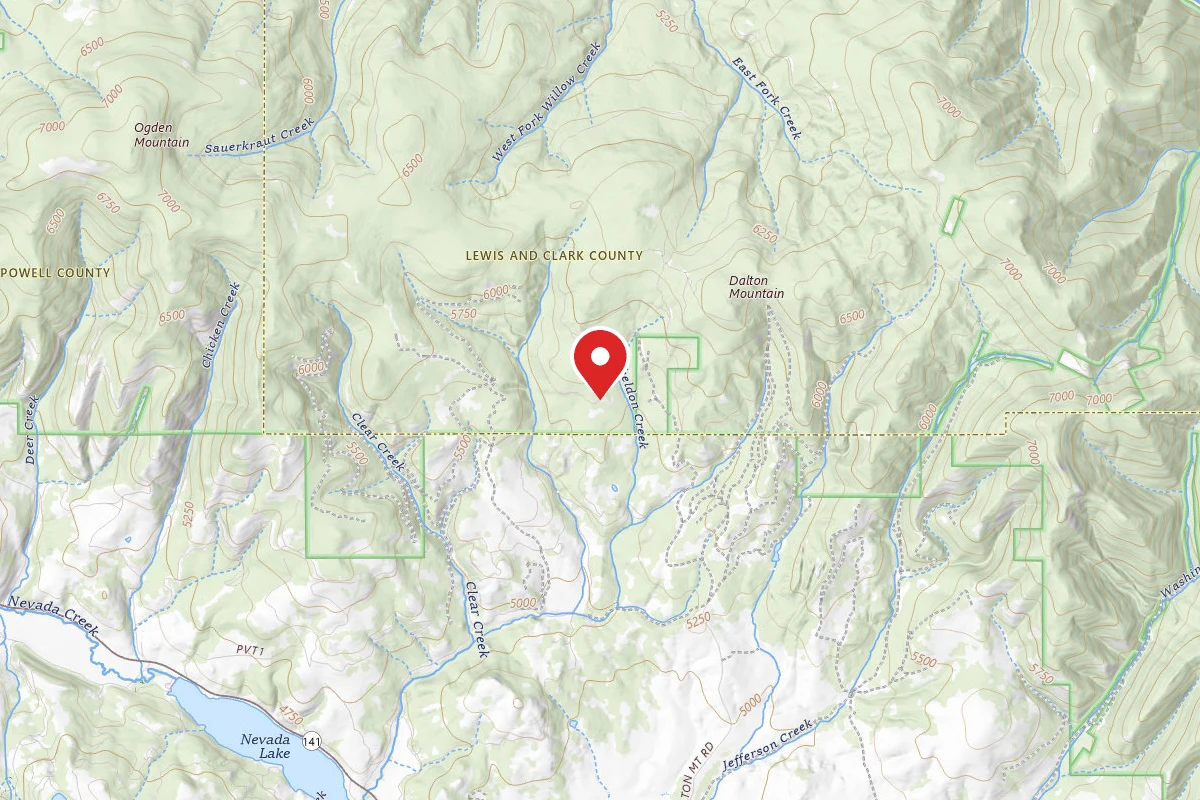 Helena-Lewis and Clark Dispersed Campsite DALTON-RD329-010