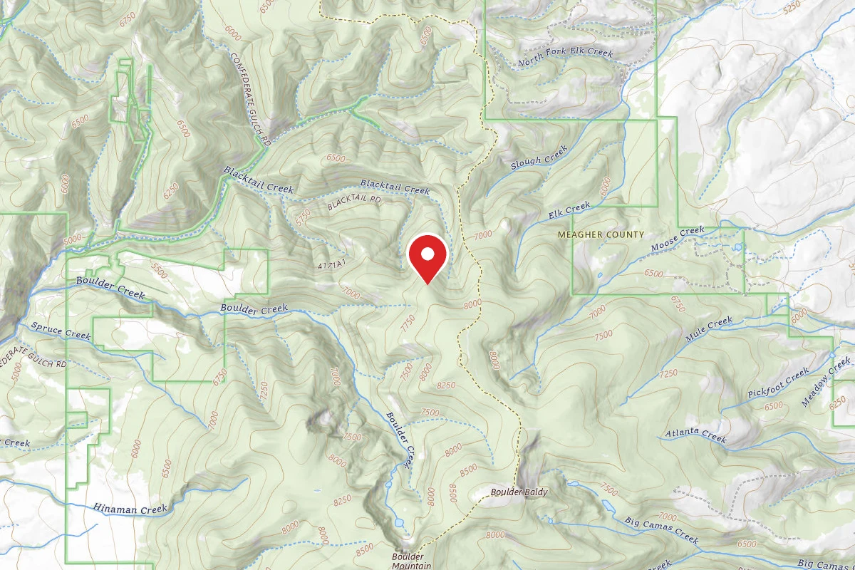 Helena-Lewis and Clark Dispersed Campsite BLACKTAIL RD 4171 005