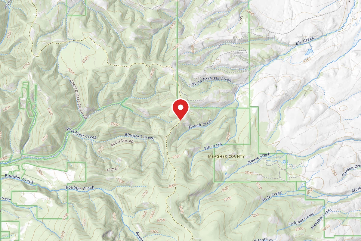 Helena-Lewis and Clark Dispersed Campsite BLACKTAIL RD 4171 007