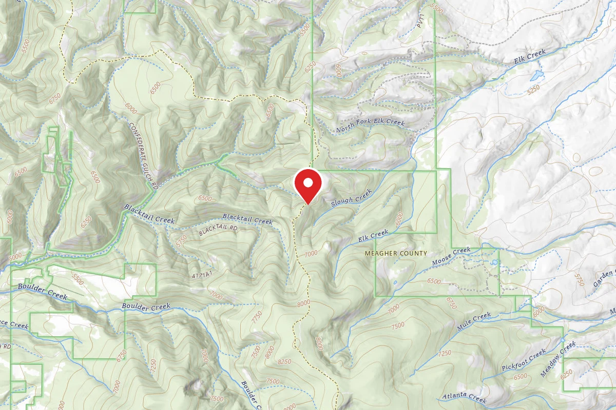 Helena-Lewis and Clark Dispersed Campsite BLACKTAIL RD 4171 008