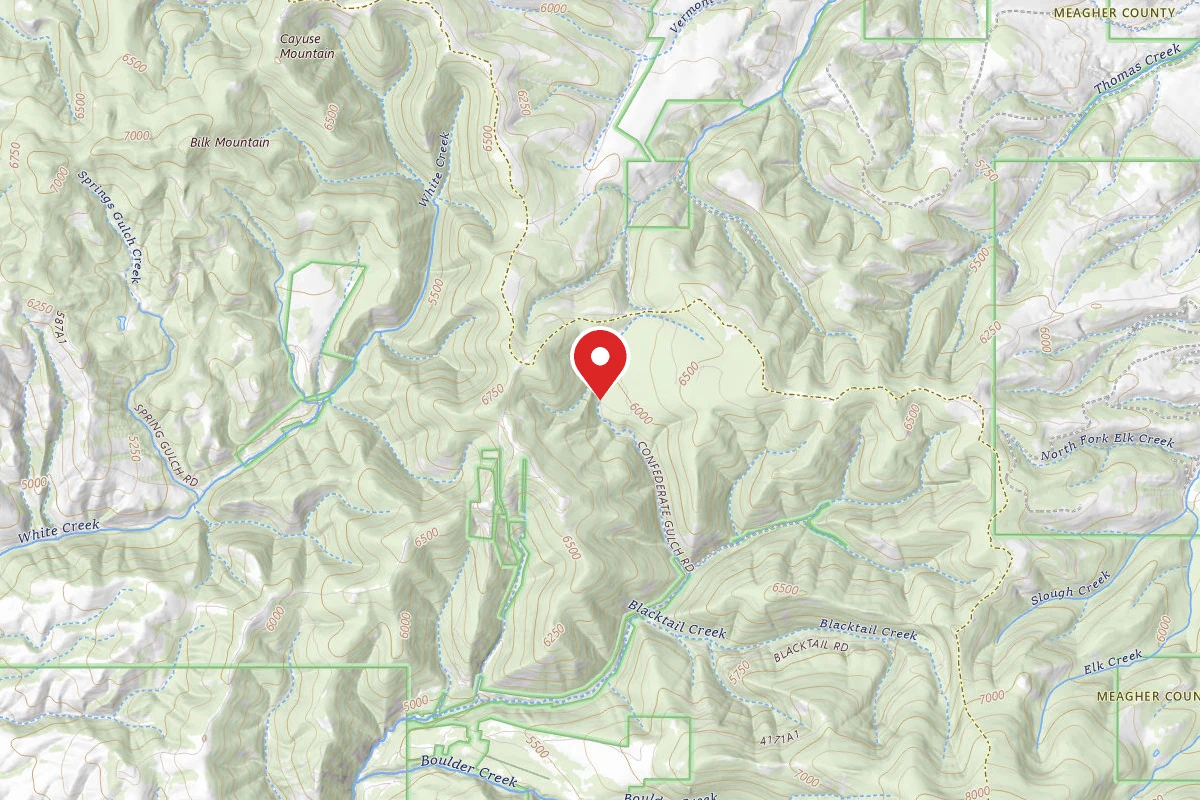 Helena-Lewis and Clark Dispersed Campsite CONFEDERATE RD 287 009