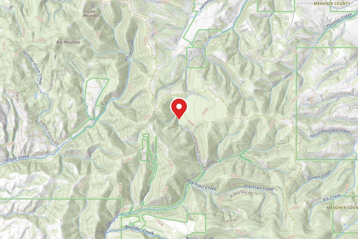 Helena-Lewis and Clark Dispersed Campsite CONFEDERATE RD 287 010