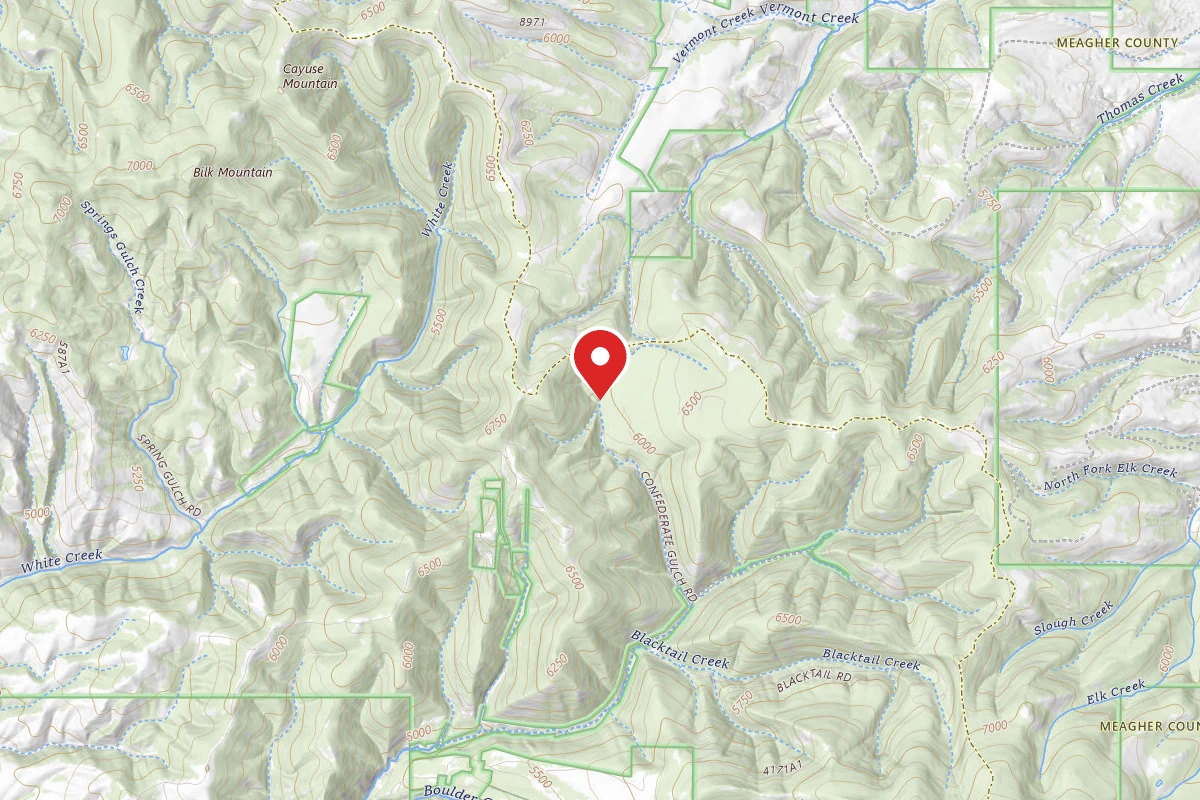 Helena-Lewis and Clark Dispersed Campsite CONFEDERATE RD 287 011