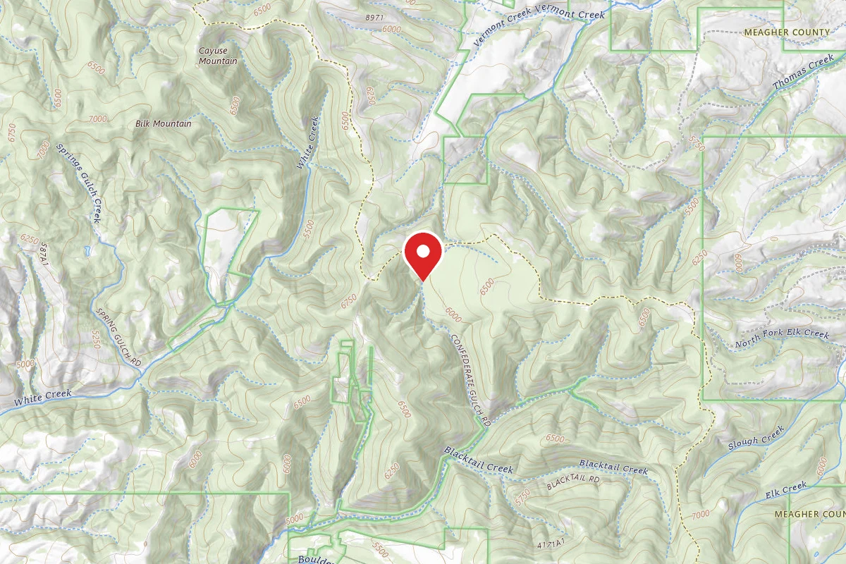 Helena-Lewis and Clark Dispersed Campsite CONFEDERATE RD 287 012