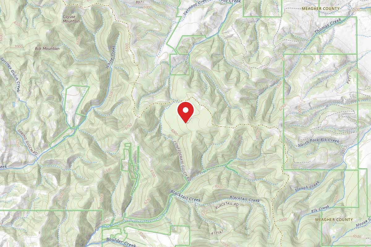 Helena-Lewis and Clark Dispersed Campsite CONFEDERATE RD 287 E1 014
