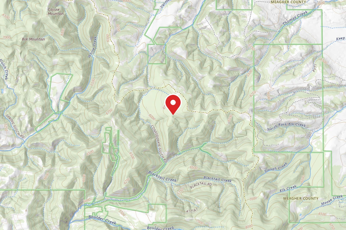 Helena-Lewis and Clark Dispersed Campsite CONFEDERATE RD 287 E1 015