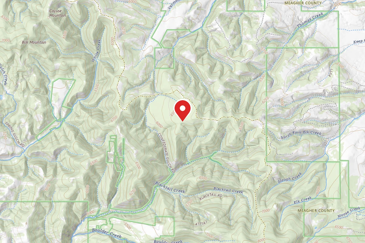 Helena-Lewis and Clark Dispersed Campsite CONFEDERATE RD 287 E1 016