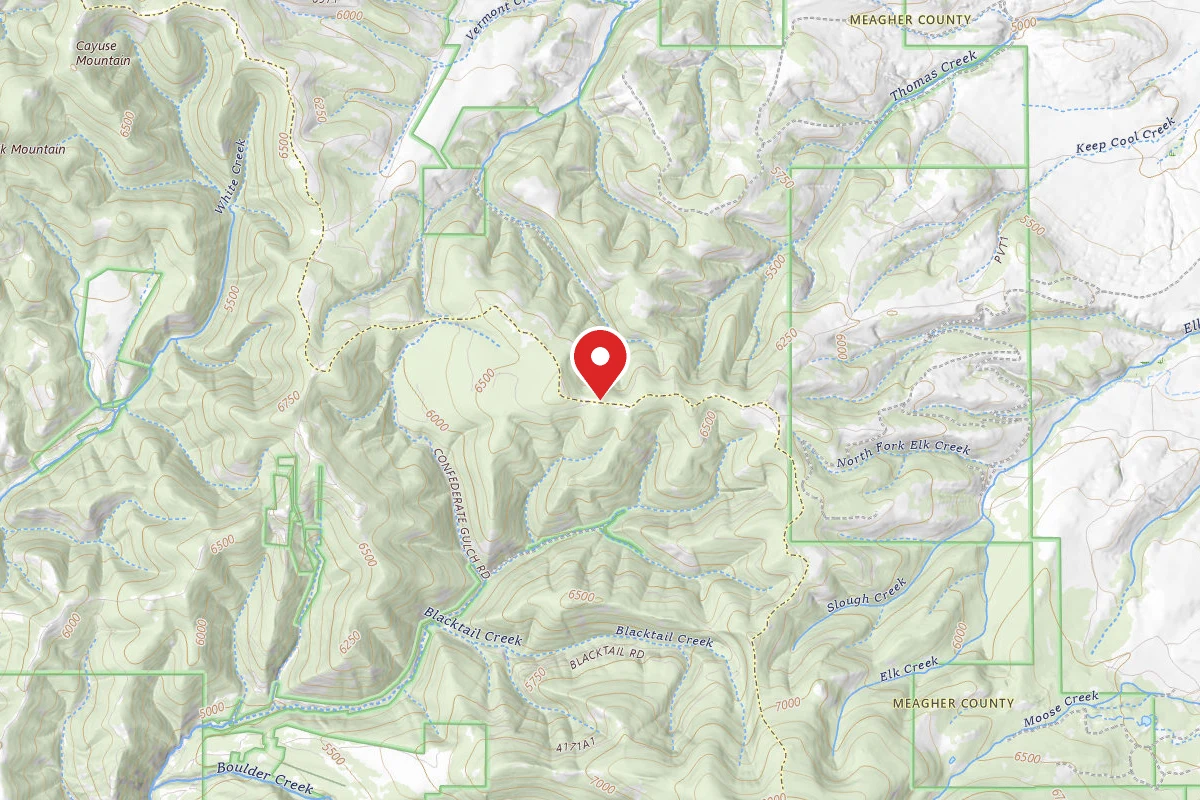 Helena-Lewis and Clark Dispersed Campsite CONFEDERATE RD 287 E1 017