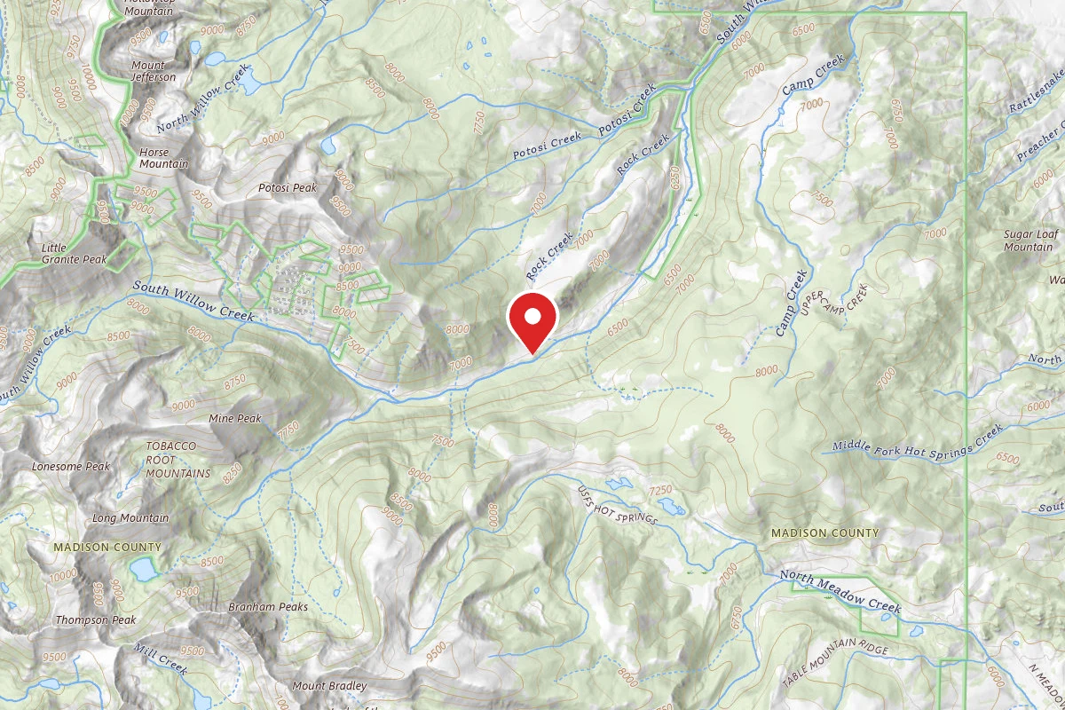 Beaverhead-Deerlodge Dispersed Campsite FS9605-01A
