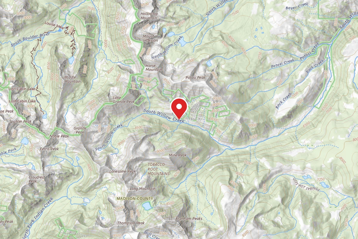 Beaverhead-Deerlodge Dispersed Campsite FS9605-07