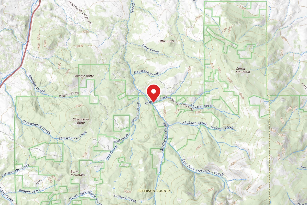 Helena-Lewis and Clark Dispersed Campsite CRYSTAL CREEK RD 4017 001