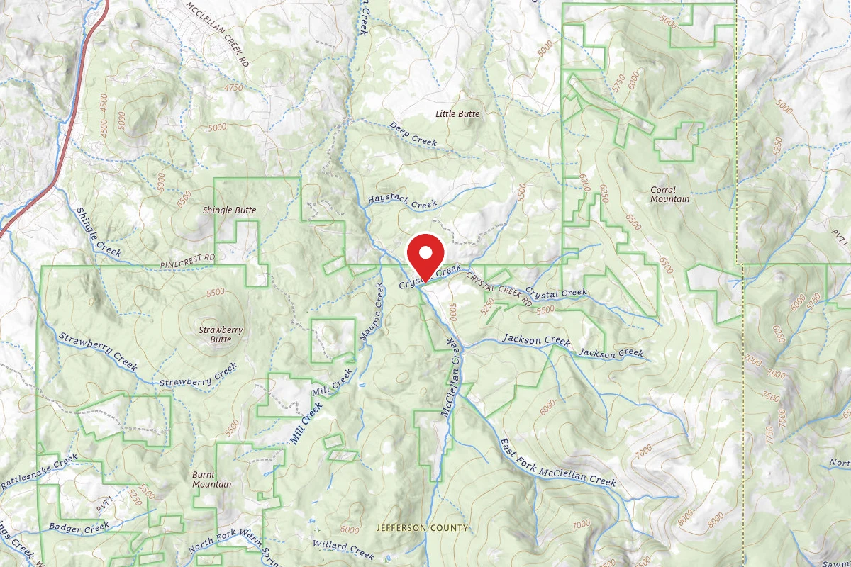 Helena-Lewis and Clark Dispersed Campsite CRYSTAL CREEK RD 4017 001C