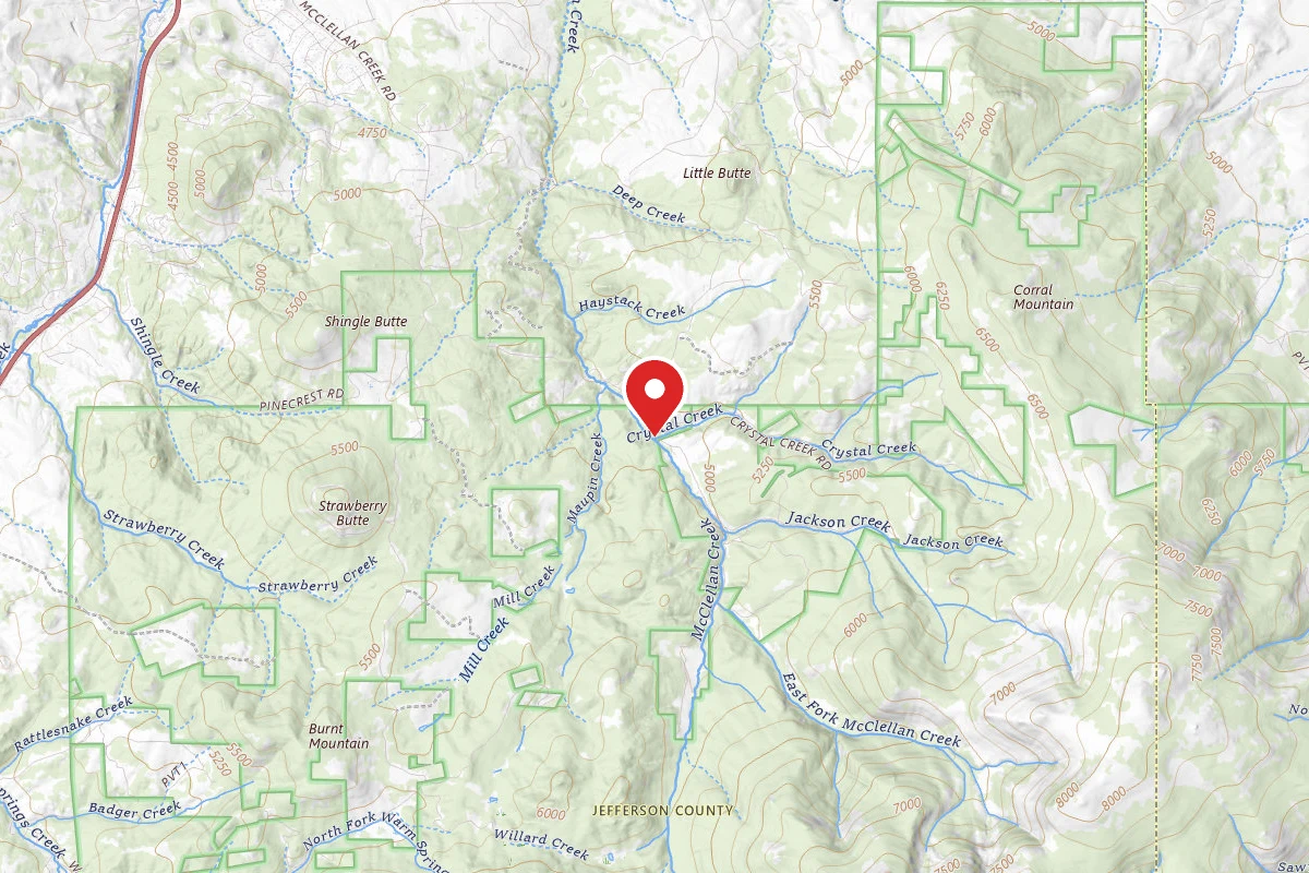 Helena-Lewis and Clark Dispersed Campsite CRYSTAL CREEK RD 4017 002