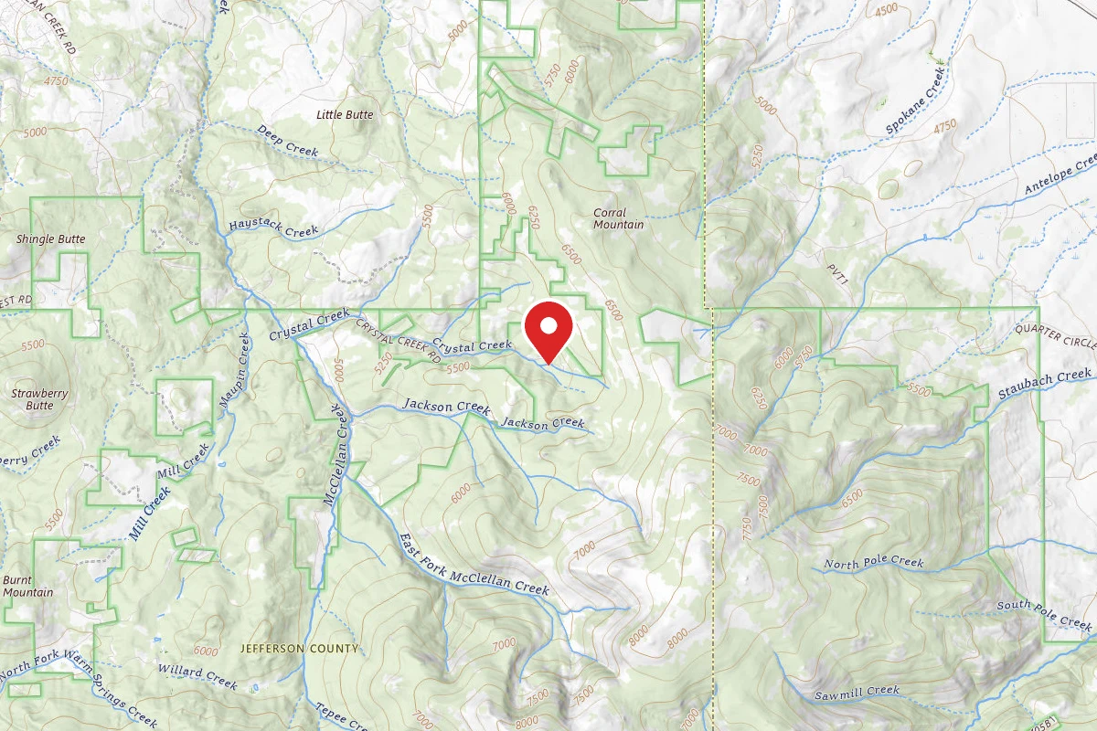 Helena-Lewis and Clark Dispersed Campsite CRYSTAL CREEK RD 4017 004