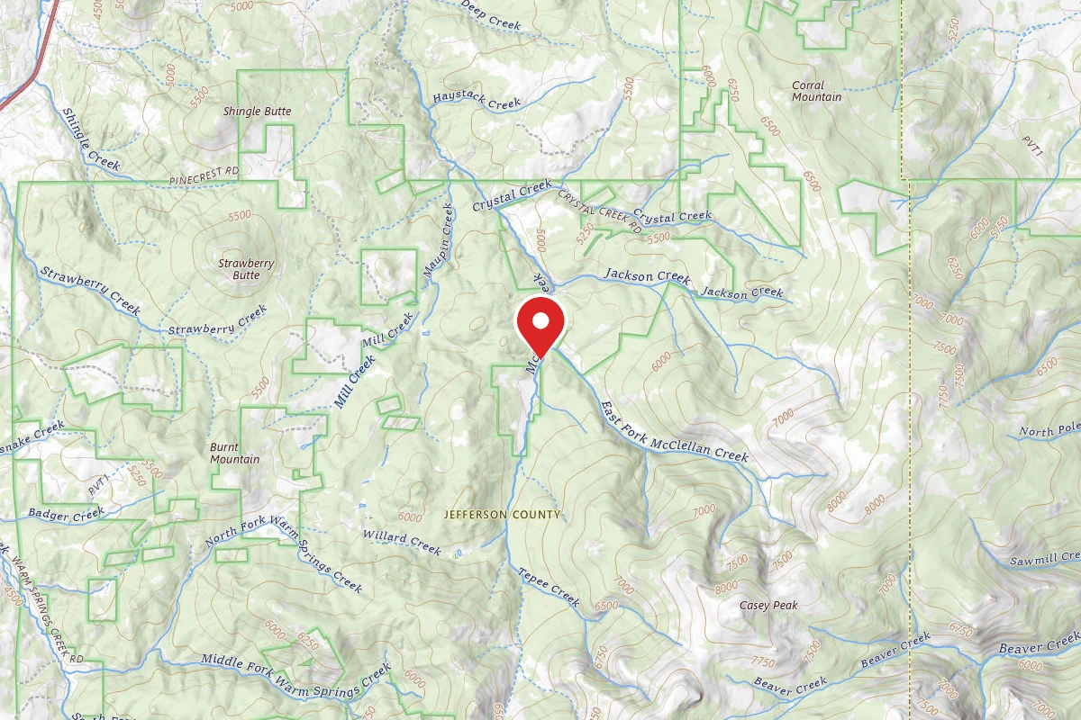 Helena-Lewis and Clark Dispersed Campsite MCCLELLAN CREEK RD 294 008B