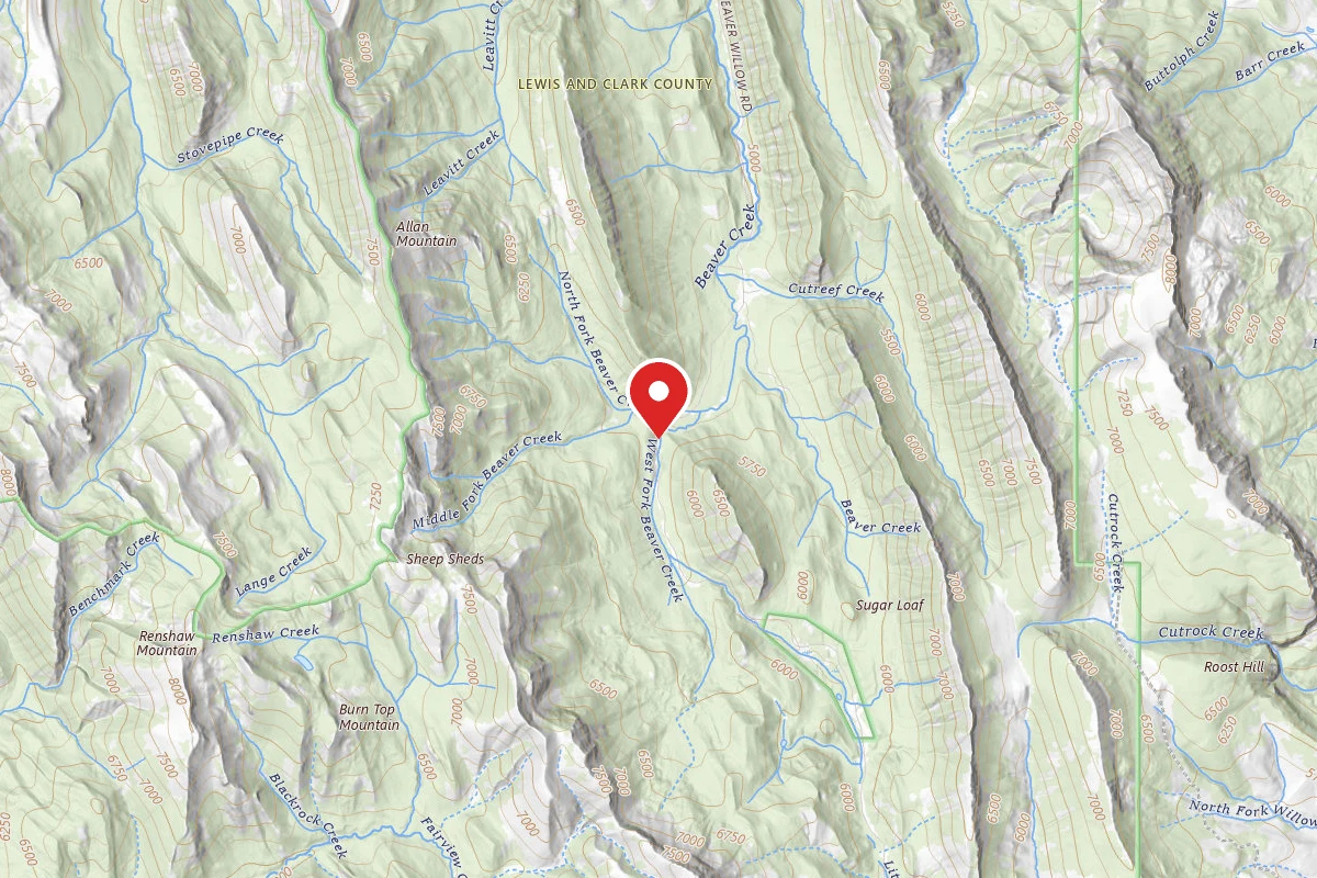 Helena-Lewis and Clark Dispersed Campsite ROAD 233-01