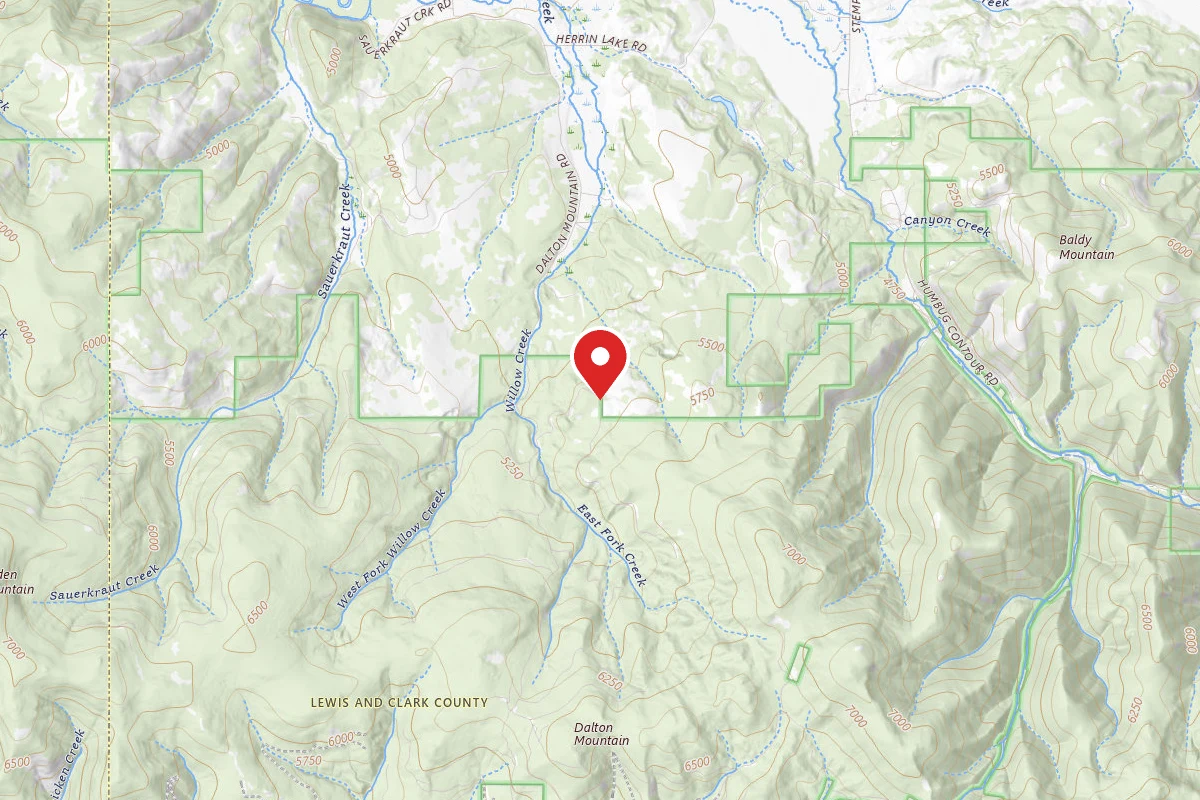 Helena-Lewis and Clark Dispersed Campsite DALTON-RD 329 (4135)-002