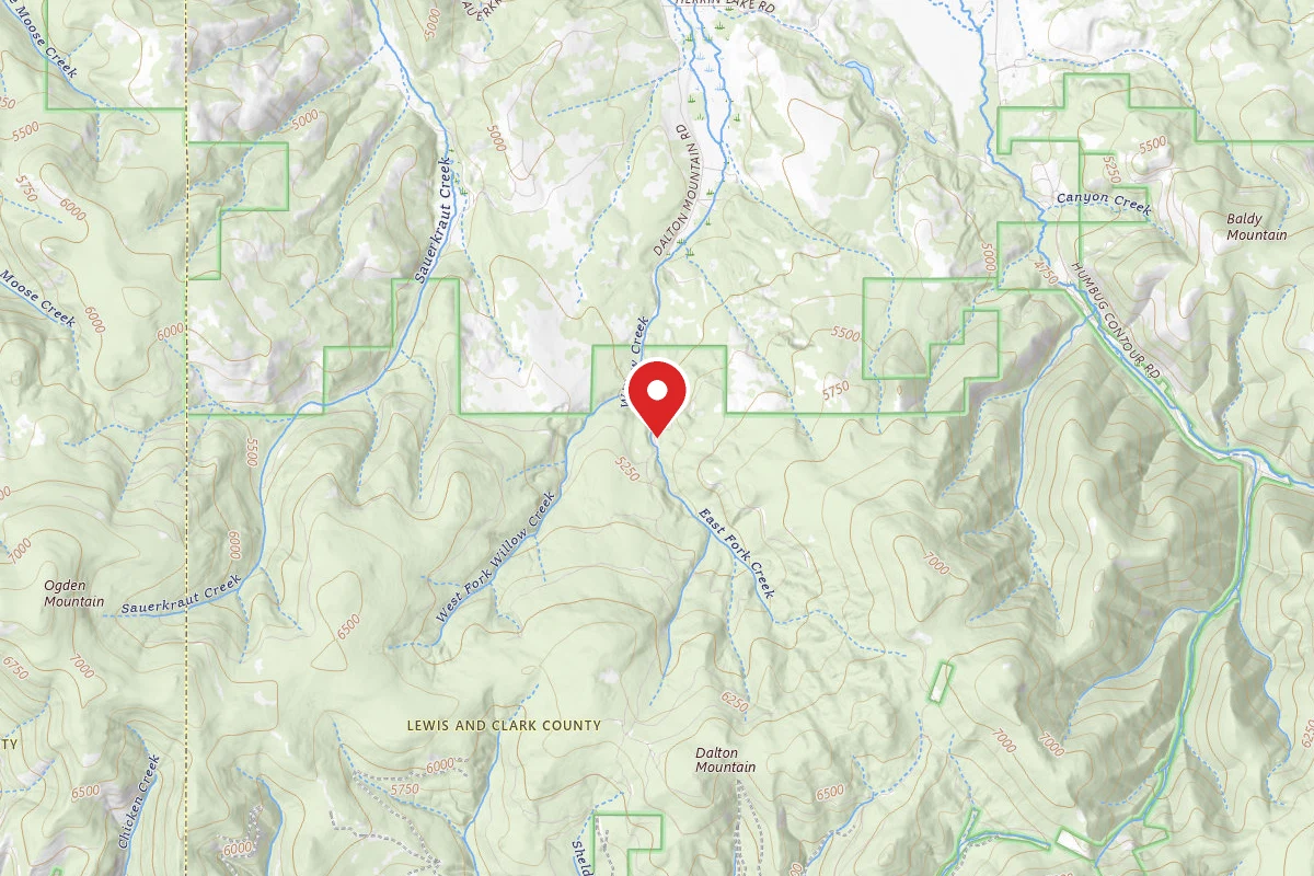 Helena-Lewis and Clark Dispersed Campsite DALTON-RD 329-001