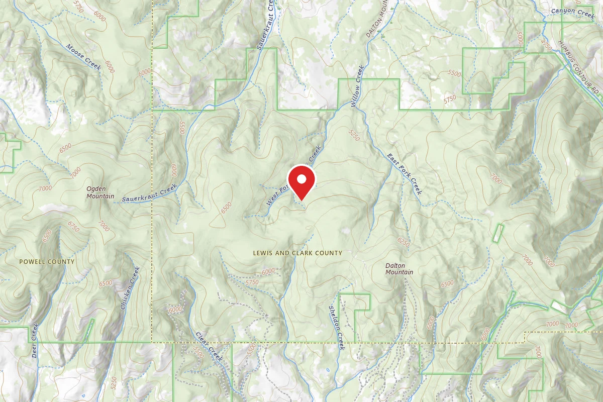 Helena-Lewis and Clark Dispersed Campsite DALTON-RD 329-005