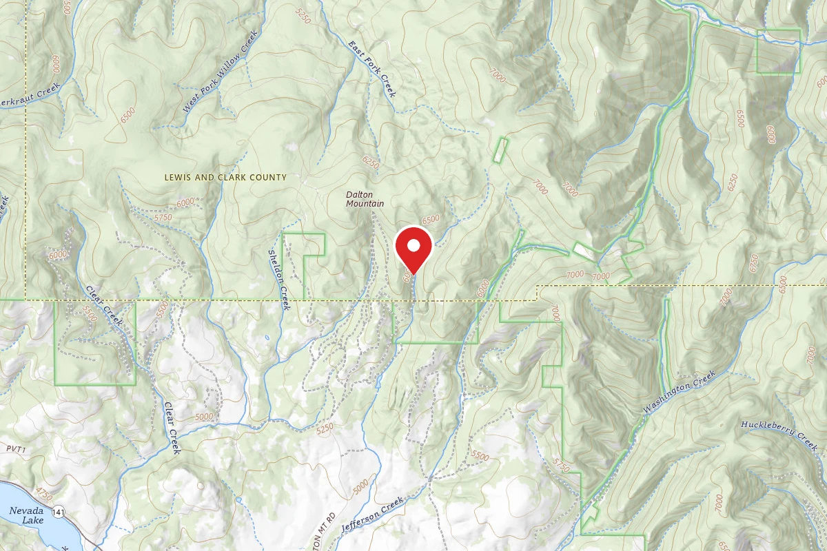 Helena-Lewis and Clark Dispersed Campsite MADISON GULCH RD-009