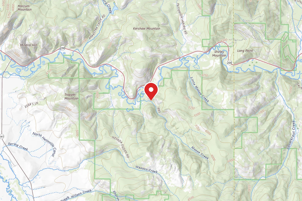 Helena-Lewis and Clark Dispersed Campsite MOOSE CRK-020