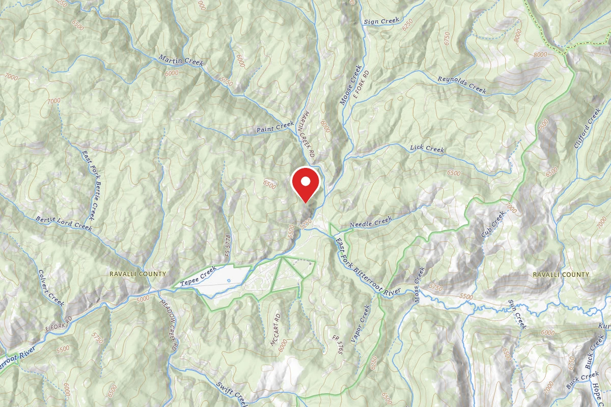 Bitterroot Dispersed Campsite RD 13318