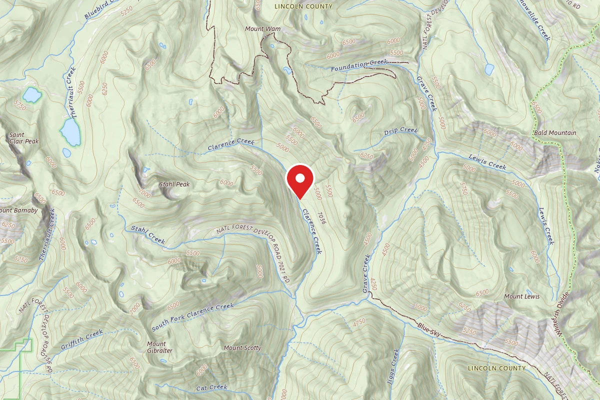Kootenai Dispersed Campsite RD 7036