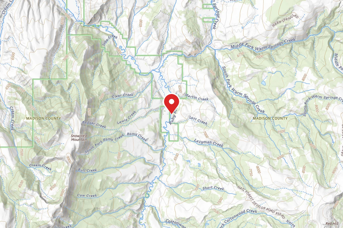 Beaverhead-Deerlodge Dispersed Campsite FS6100B-01