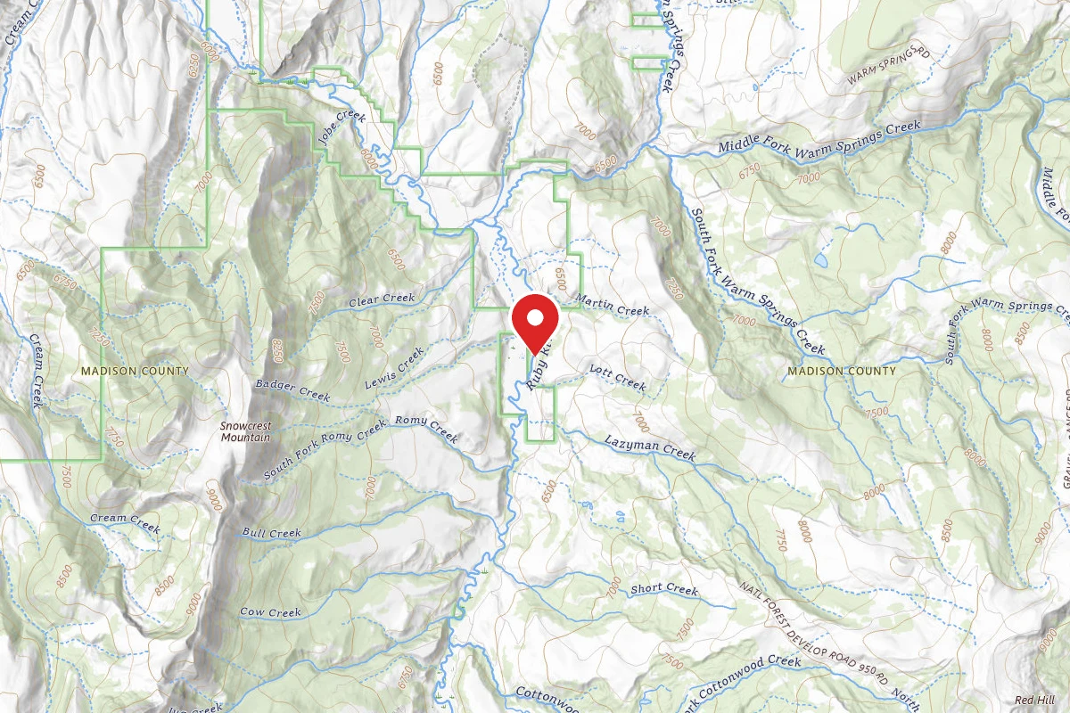 Beaverhead-Deerlodge Dispersed Campsite FS6100C-01