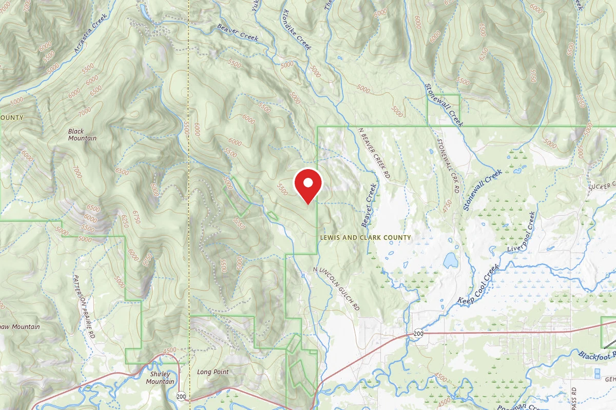 Helena-Lewis and Clark Dispersed Campsite LINCOLN DITCH-RD 4083-006B