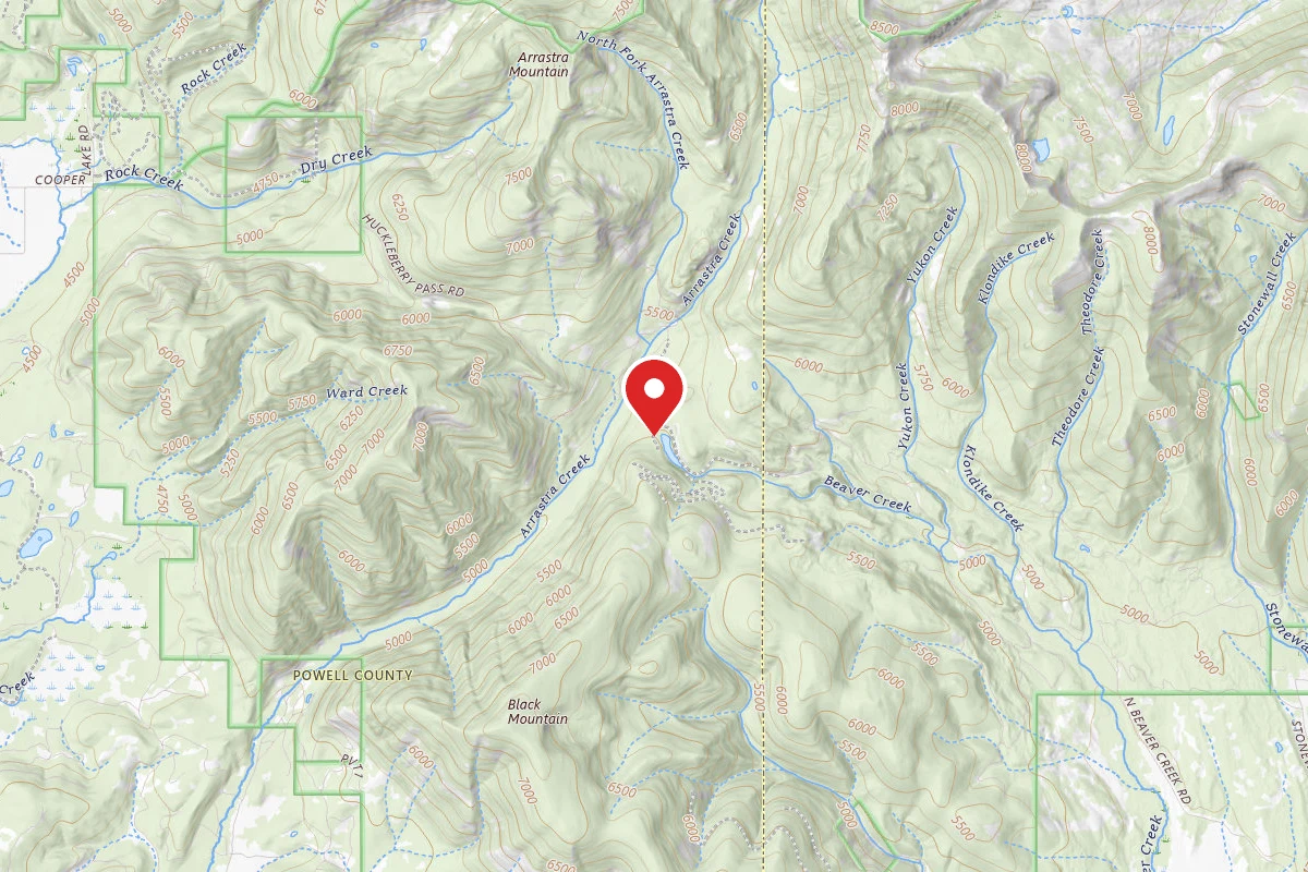Helena-Lewis and Clark Dispersed Campsite LRD BC 006C