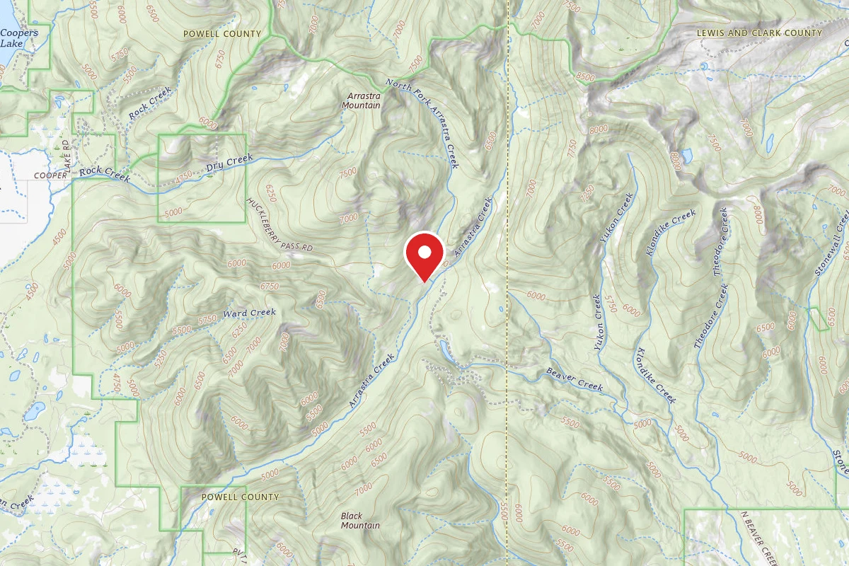 Helena-Lewis and Clark Dispersed Campsite ARRASTRA-009