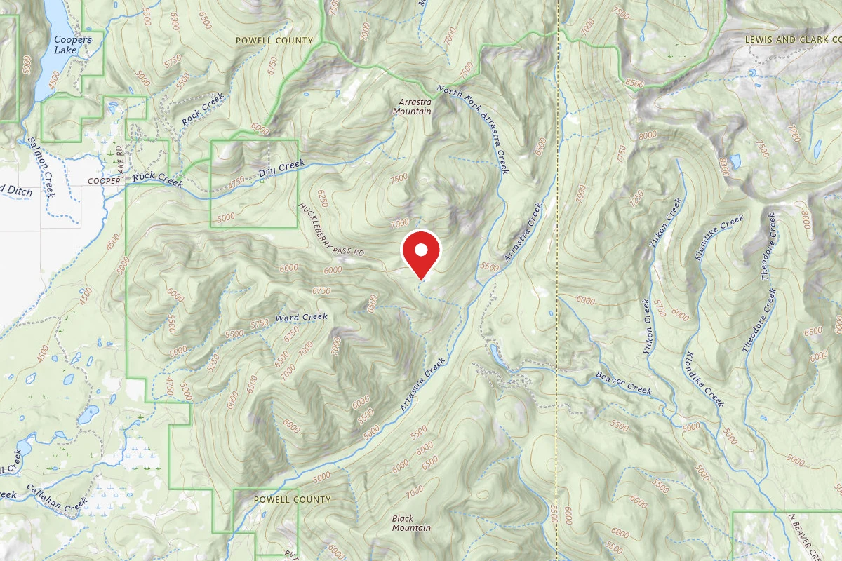 Helena-Lewis and Clark Dispersed Campsite ARRASTRA/PORCUPINE488-011