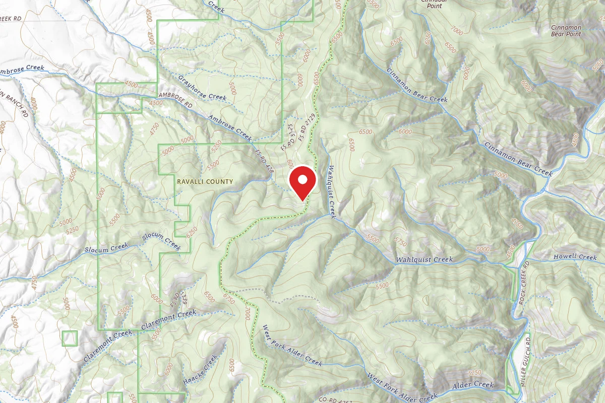 Bitterroot Dispersed Campsite RD 13125