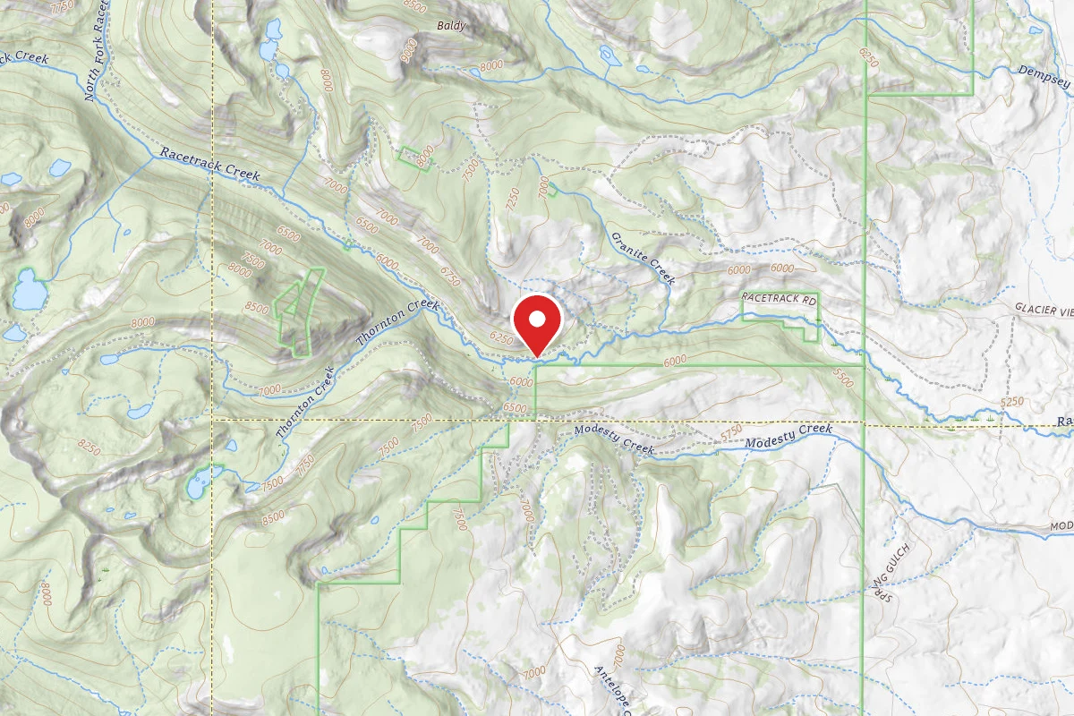 Beaverhead-Deerlodge Dispersed Campsite RACETRACK CREEK-005A