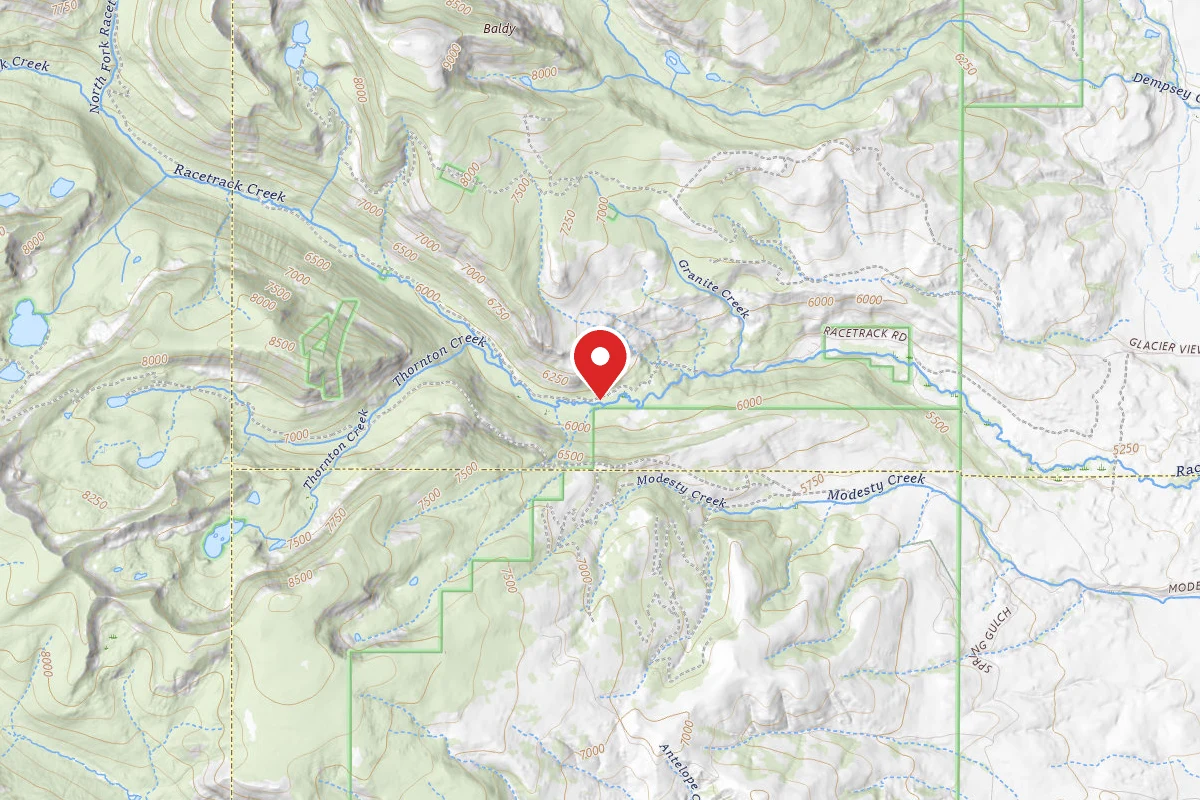 Beaverhead-Deerlodge Dispersed Campsite RACETRACK CREEK-005C