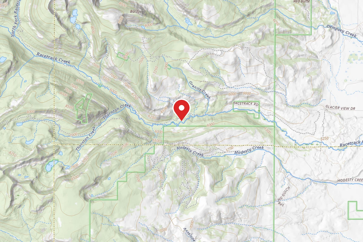Beaverhead-Deerlodge Dispersed Campsite RACETRACK CREEK-007B