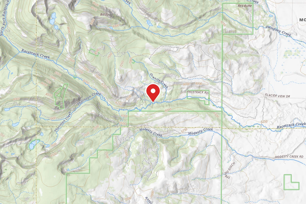 Beaverhead-Deerlodge Dispersed Campsite RACETRACK CREEK-009