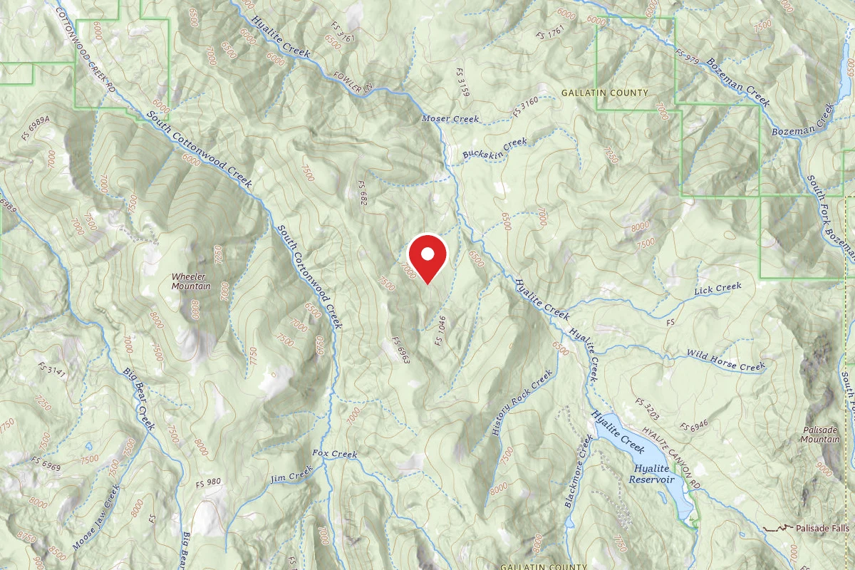 Gallatin NF Dispersed - Hyalite Canyon