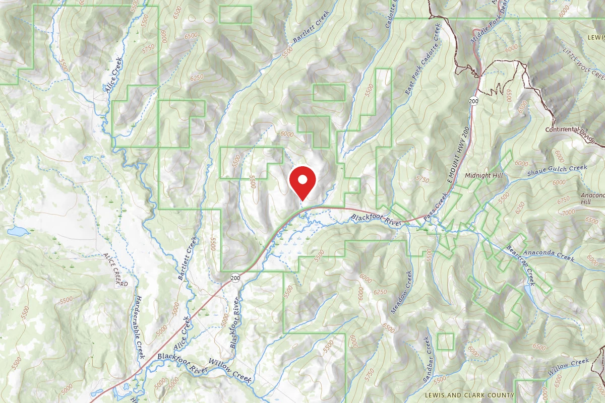 Helena-Lewis and Clark Dispersed Campsite SECOND GULCH-011