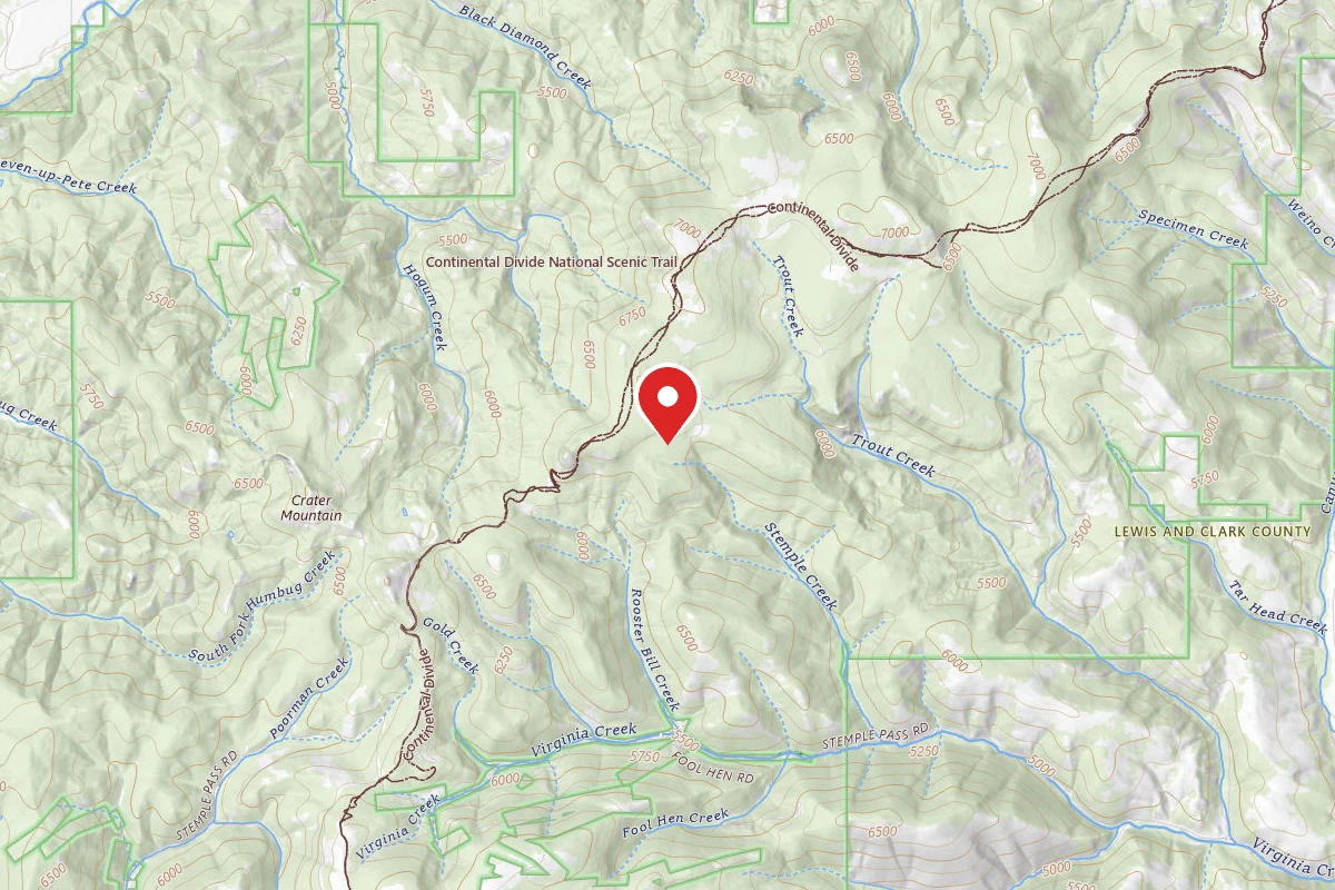 Helena-Lewis and Clark Dispersed Campsite PAGE GULCH-010