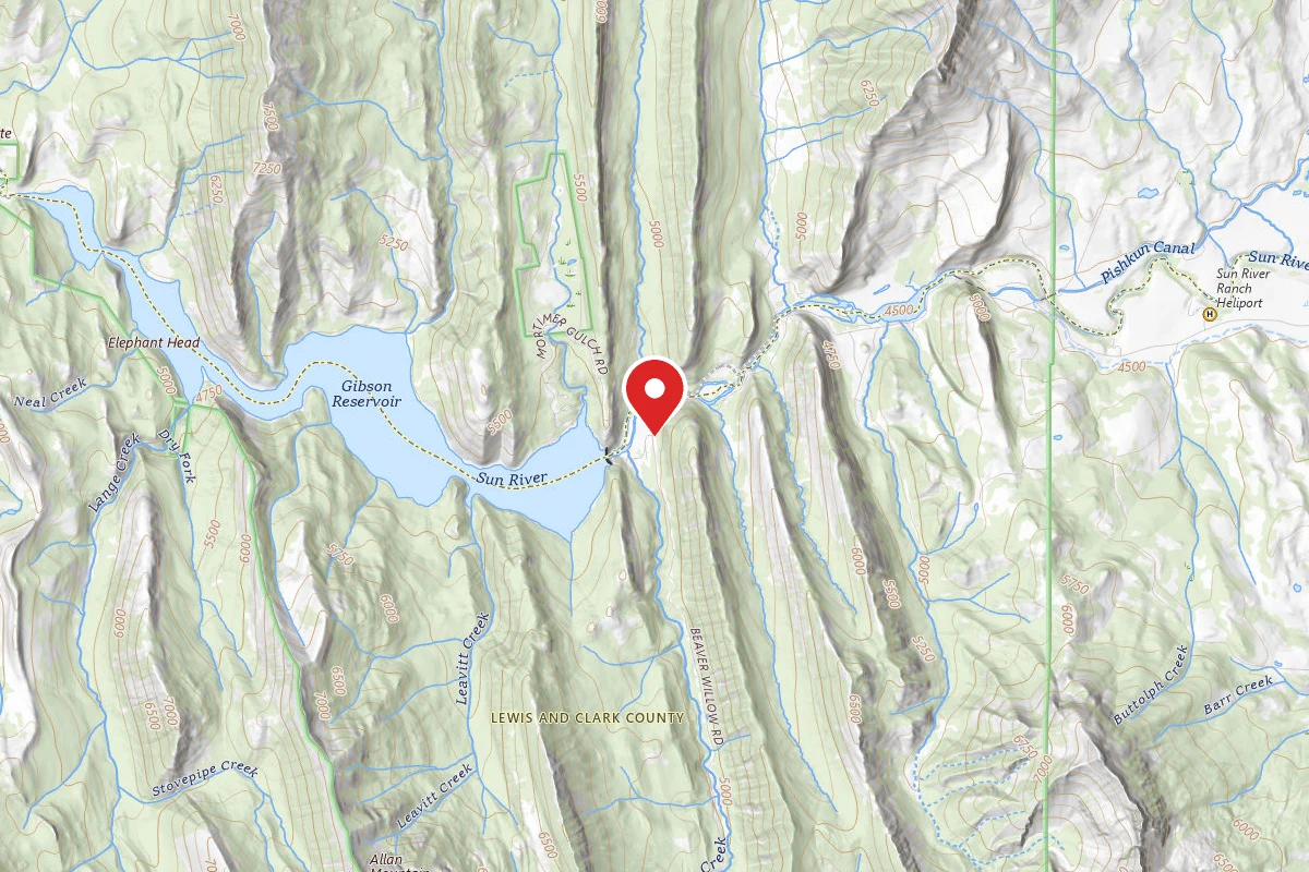 Helena-Lewis and Clark Dispersed Campsite ROAD 201.2-01